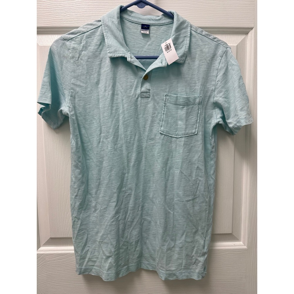 Boys Old Navy Polo XL NWT Light Caribbean Green